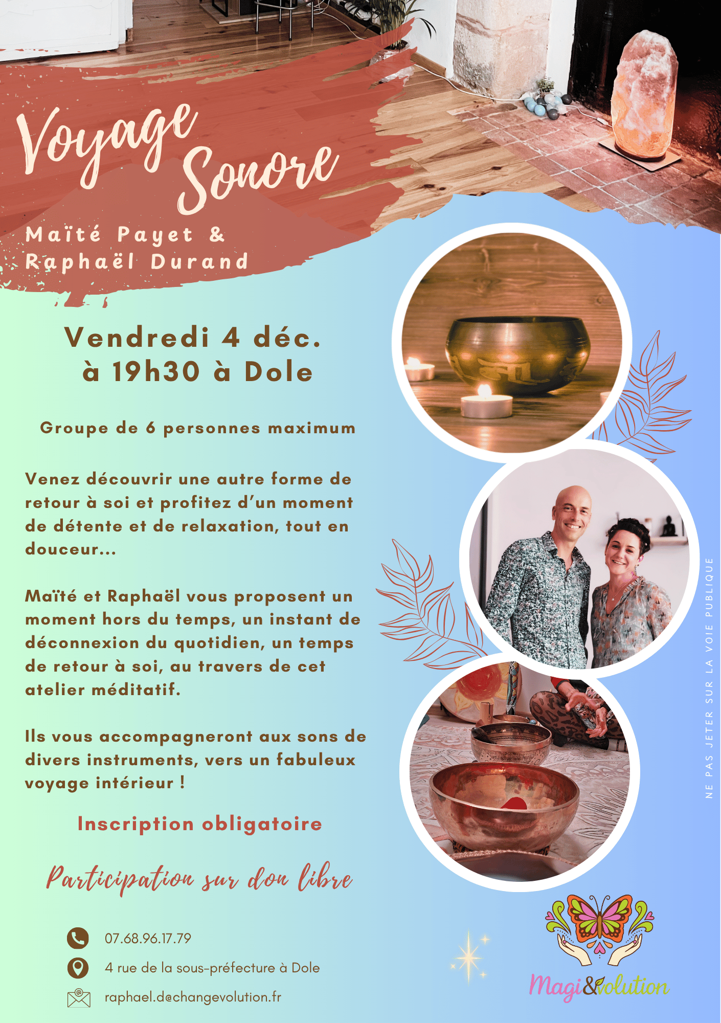 Voyage sonore Dole Cheminement intérieur